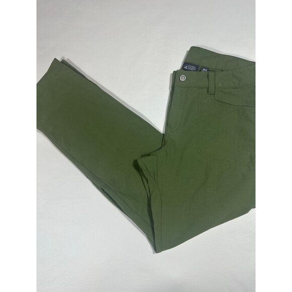 Eastern Mountain Sports Pants women's Skinny Legs Green Stretch Nylon Size 6s - Picture 4 of 6